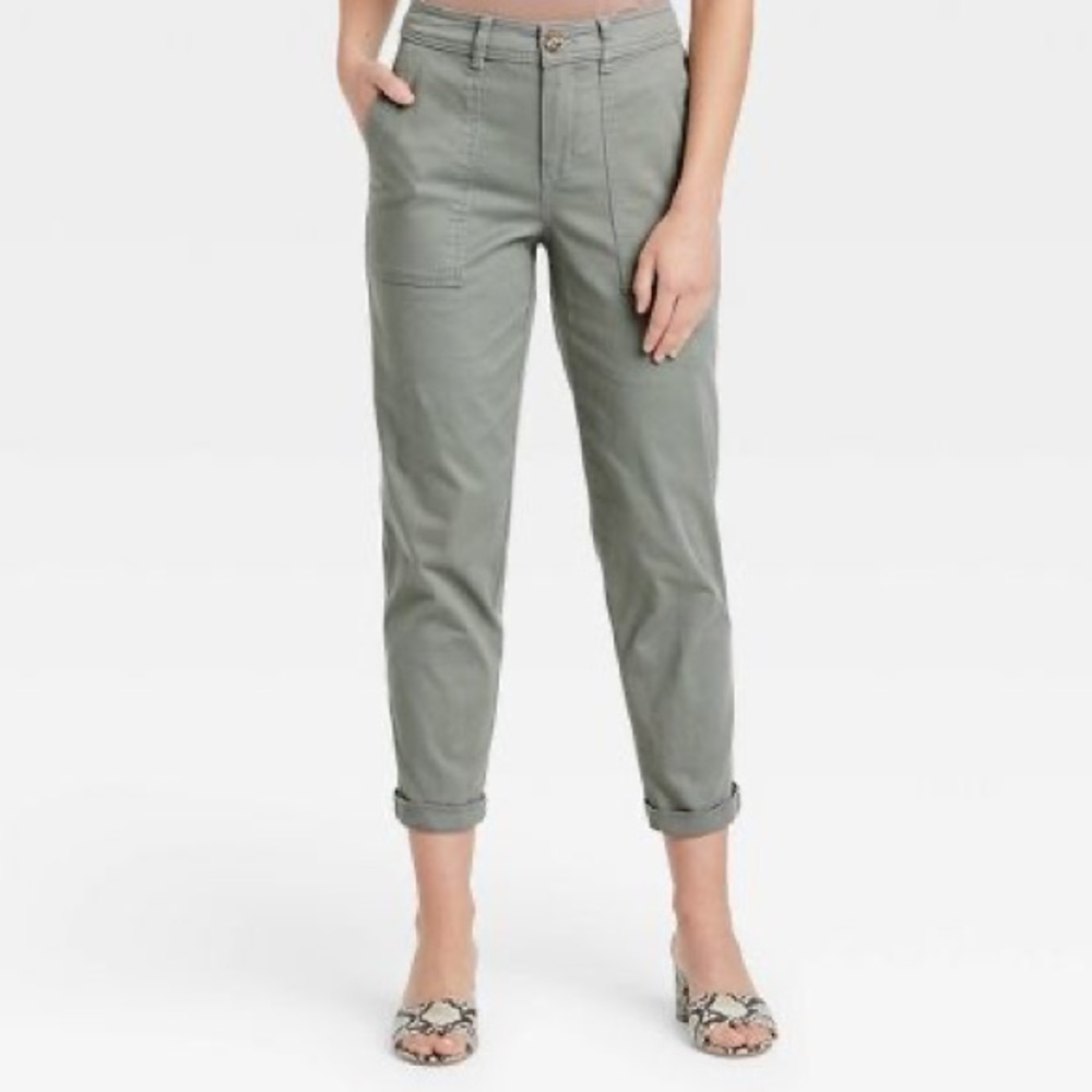Brand New High-Rise Utility Ankle Pants
